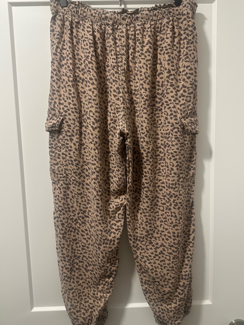 Leopard Cargo Joggers - Picture 3 of 4